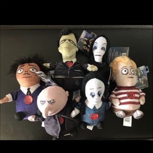 6” squeezer Adams family characters